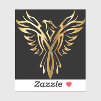Phoenix op maat gesneden vinyl Sticker