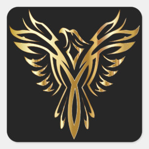 Phoenix opgaande stickers