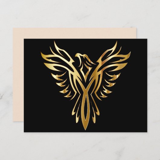 phoenix oplopend briefkaart (Voorkant / Achterkant)