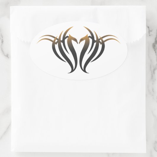Phoenix Ovale Sticker (Tas)