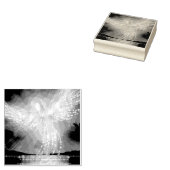 Phoenix over water rubberstempel (Gestempeld)