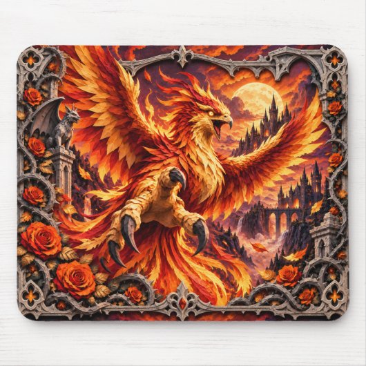 Phoenix, Paper Cut Monster Muismat (Voorkant)