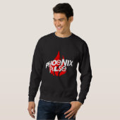 "Phoenix Pulse Flame Graphic T-Shirt - Vet en Fi (Voorkant volledig)