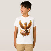 Phoenix Rebirth - Stijging van het Goud T-shirt (Voorkant volledig)