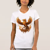 Phoenix Rebirth - Stijging van het Goud T-shirt (Voorkant)
