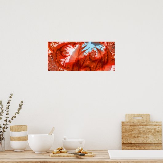 Phoenix Reborne Poster (Keuken)