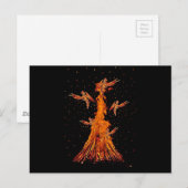 Phoenix Regeboorte Briefkaart (Voorkant / Achterkant)