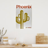 Phoenix Reisposter Arizona Kunst Amerika Print (Keuken)