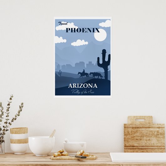 Phoenix Reisposter Poster (Keuken)