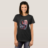 Phoenix Rejuvenation Fire Phoenix Vogeltelefoon T-shirt (Voorkant volledig)