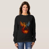 Phoenix Rejuvenation Mythical Bird kunstwerk herbo Trui (Voorkant volledig)