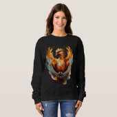 Phoenix Rejuvenation Mythical Bird kunstwerk herbo Trui (Voorkant volledig)