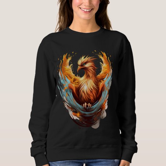 Phoenix Rejuvenation Mythical Bird kunstwerk herbo Trui (Voorkant)
