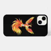 Phoenix rijst op iPhone hoesje (Achterkant horizontaal)