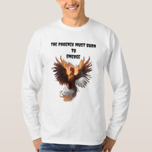 Phoenix rijzende, vuurvogel t-shirt