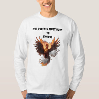 Phoenix rijzende, vuurvogel t-shirt