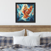 Phoenix Rise – Canvas Wandkunst Afdruk (Insitu (Slaapkamer))