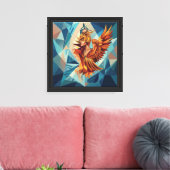 Phoenix Rise – Canvas Wandkunst Afdruk (Insitu (Woonkamer))