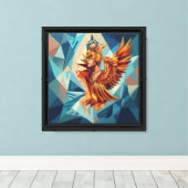 Phoenix Rise – Canvas Wandkunst Afdruk (Insitu (Houten vloer))