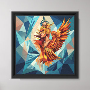 Phoenix Rise – Canvas Wandkunst Afdruk