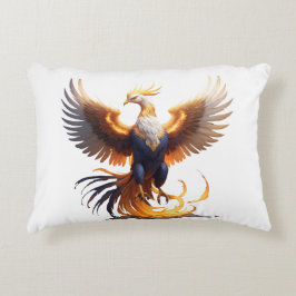 Phoenix Rise Hoodie 🔥 Mythical Fire Bird Sweatshi Accent Kussen