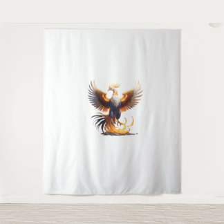 Phoenix Rise Hoodie 🔥 Mythische Vuurvogel Sweatsh Wandkleed