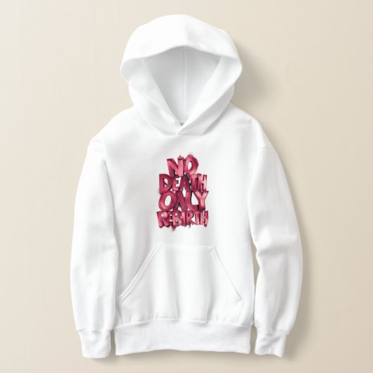 Phoenix Rise – Kinderen Hoodie met Roze Design (Laagn)