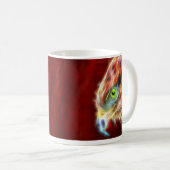 Phoenix Risen Fractal Classic White Mok (Voorkant rechts)