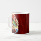 Phoenix Risen Fractal Classic White Mok (Voorkant links)
