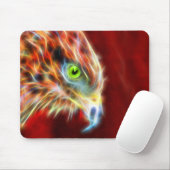 Phoenix Risen Fractal Eagle Mousepad Muismat (Met muis)