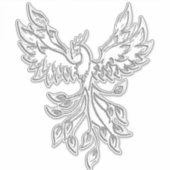 Phoenix Rises Sticker (Voorkant)
