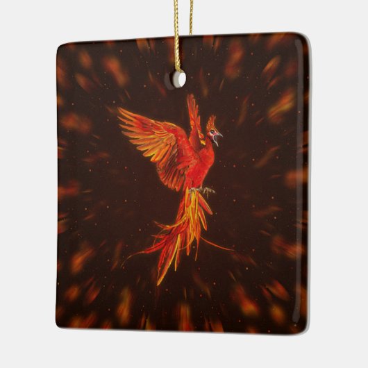 Phoenix Rising - # 1 Keramisch Ornament (Links)