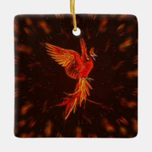 Phoenix Rising - # 1 Keramisch Ornament