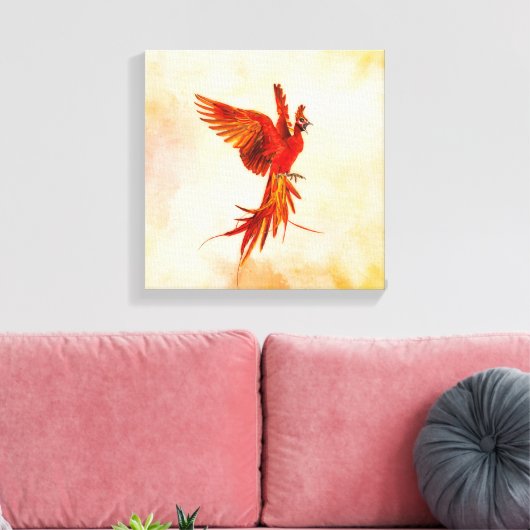 Phoenix Rising - #2 Canvas Afdruk (Insitu (Woonkamer))
