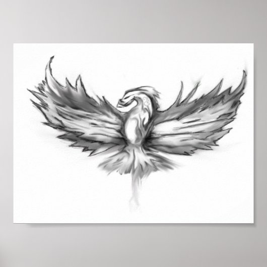 Phoenix Rising - 8 x 6 Poster (Voorkant)