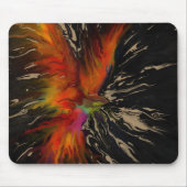Phoenix Rising – Abstracte Vuur Explosie Kunst Muismat (Voorkant)