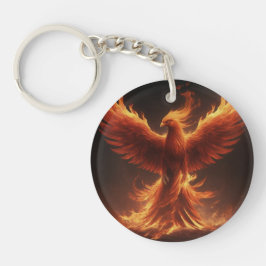 Phoenix Rising Acryl Sleutelhanger