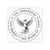 Phoenix Rising Address Stamp Rubberstempel (Afrduk)