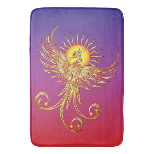 Phoenix Rising Badmat (Voorkant Verticaal)