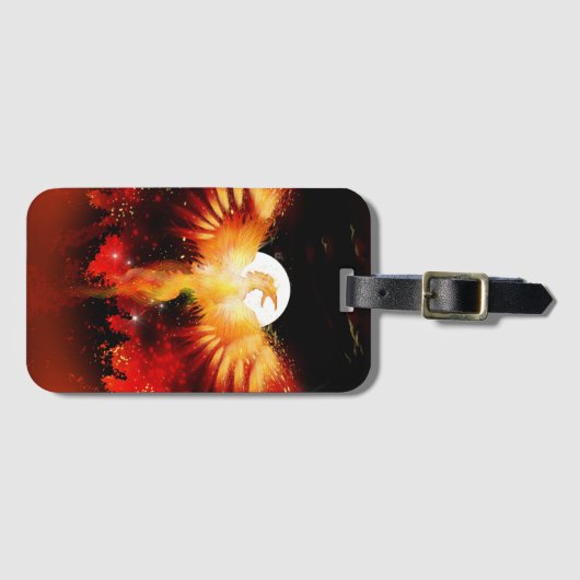Phoenix Rising Bagagelabel (Voorkant (horizontaal))