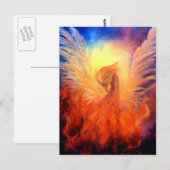 Phoenix Rising Briefkaart (Voorkant / Achterkant)