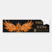 Phoenix Rising Bumpersticker (Voorkant)