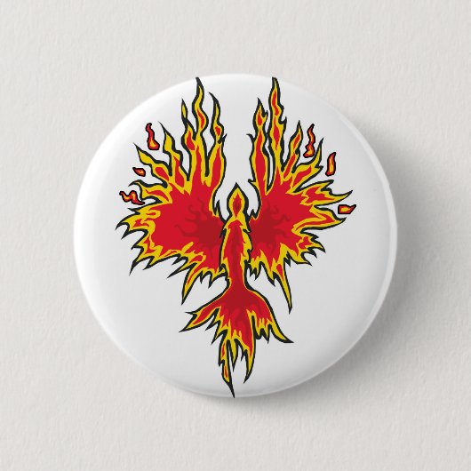 Phoenix Rising Button (Voorkant)