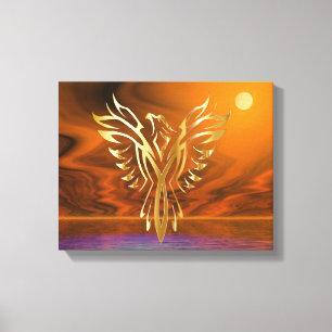 Phoenix Rising Canvas Afdruk