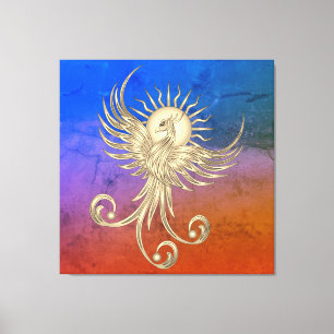 Phoenix Rising Canvas Afdruk