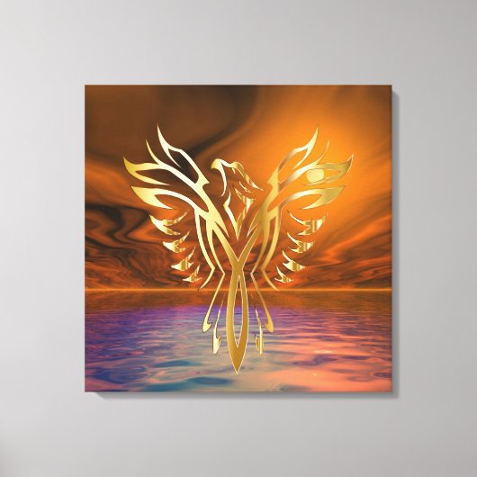 Phoenix Rising Canvas Afdruk (Voorkant)