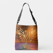 Phoenix Rising Crossbody Tas (Achterkant)