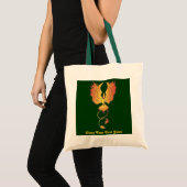 Phoenix Rising Custom Text Tas (Voorkant (product))