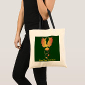Phoenix Rising Custom Text Tas (Voorkant (product))