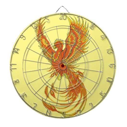 Phoenix Rising Dart Board Dartbord (Voorkant)